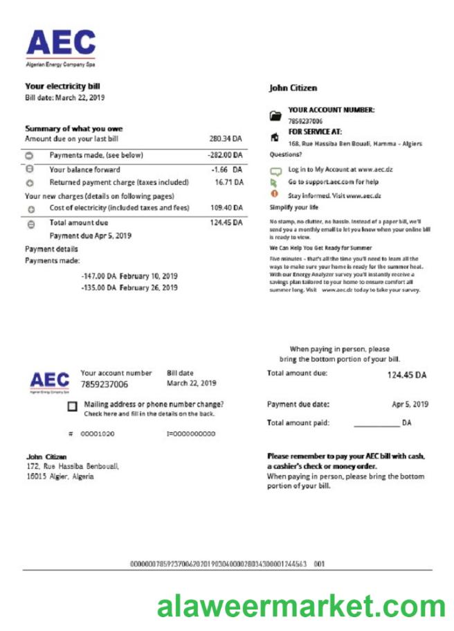 Algeria AEC Algerian Energy Company